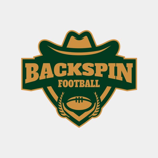 Backspin Football logo template Thumbnail