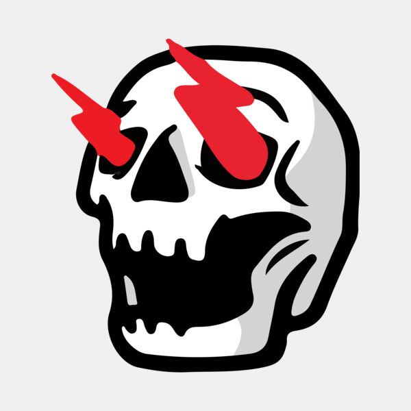 Elements Skull logo template Thumbnail